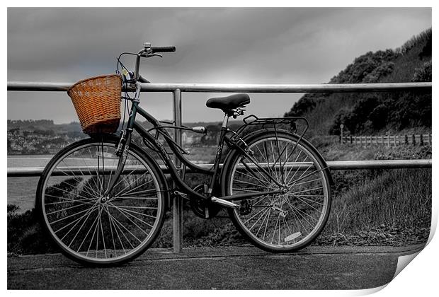 Bicycle Print by C.C Photography