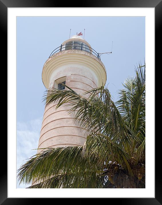 Lighthouse 2 Framed Mounted Print by ian sullivan