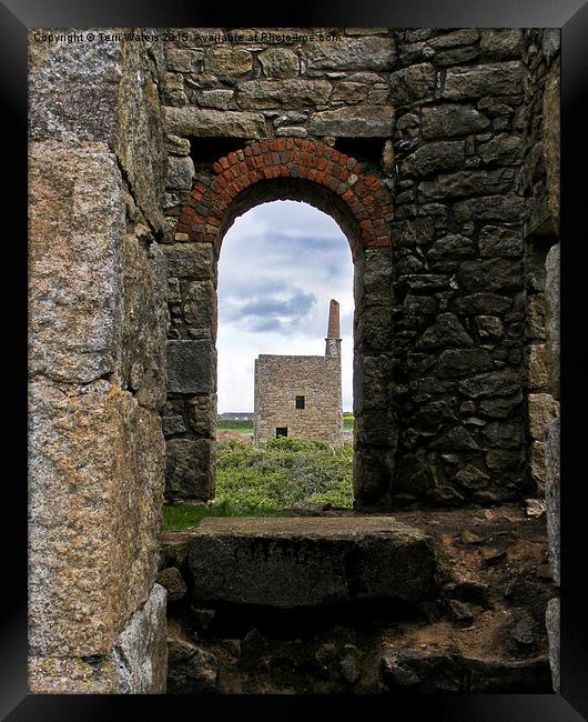 West Wheal Owles From Wheal Edward Framed Print by Terri Waters