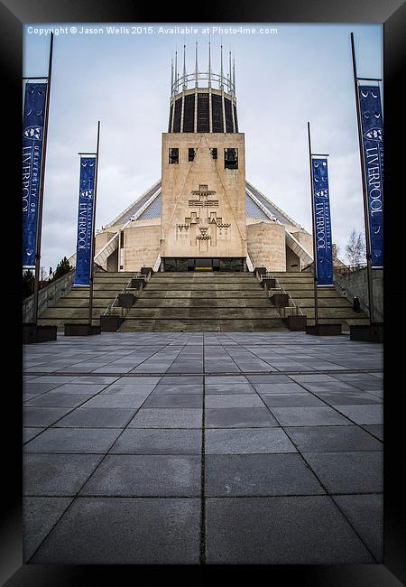 Liverpool's Metropolitan cathedral Framed Print by Jason Wells
