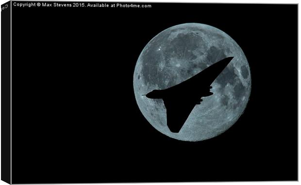  Vulcan Moon Canvas Print by Max Stevens