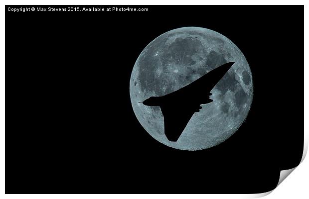  Vulcan Moon Print by Max Stevens