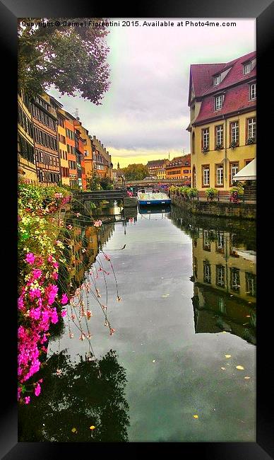  River L'Ill Strasbourg Framed Print by Carmel Fiorentini