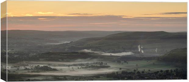 Hope Valley Mist Canvas Print by Rick Bowden