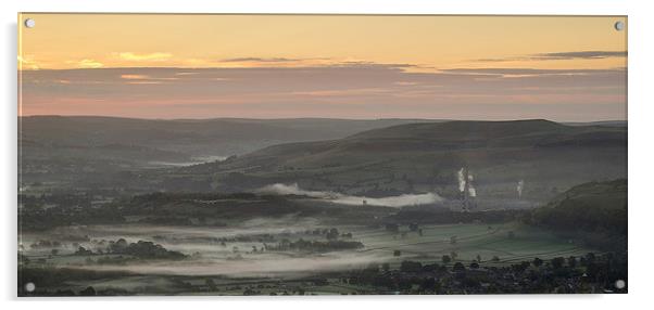 Hope Valley Mist Acrylic by Rick Bowden