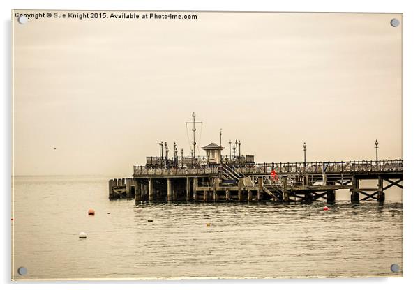  Swanage pier,Dorset Acrylic by Sue Knight