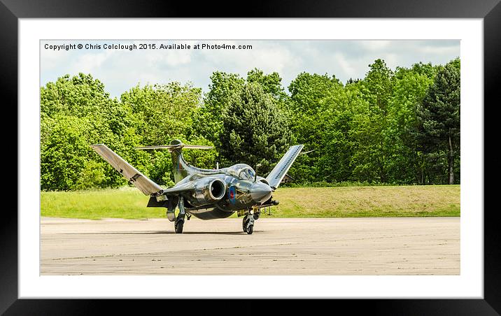  Buccaneer Folding Wings Framed Mounted Print by Chris Colclough