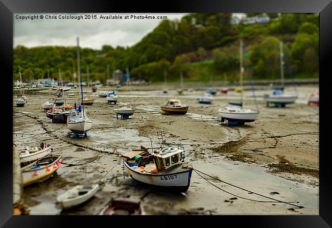  Lower Fishguard Harbour Framed Print by Chris Colclough