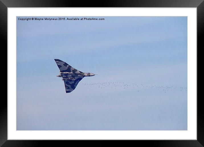  Avro Vulcan Southport 2015 Framed Mounted Print by Wayne Molyneux