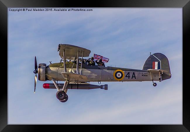 Salute from the Swordfish Framed Print by Paul Madden