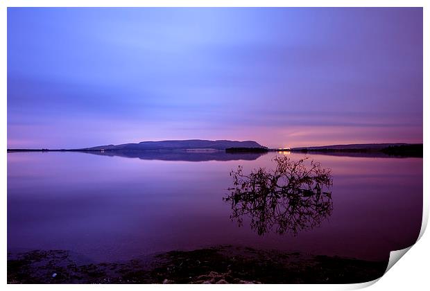  Dawn at Loch Leven Print by Stuart Jack