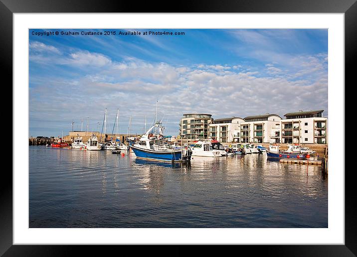 West Bay Framed Mounted Print by Graham Custance