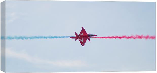  Red Arrows Close One Canvas Print by Andy Heap