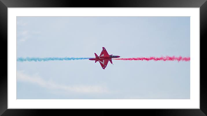  Red Arrows Close One Framed Mounted Print by Andy Heap