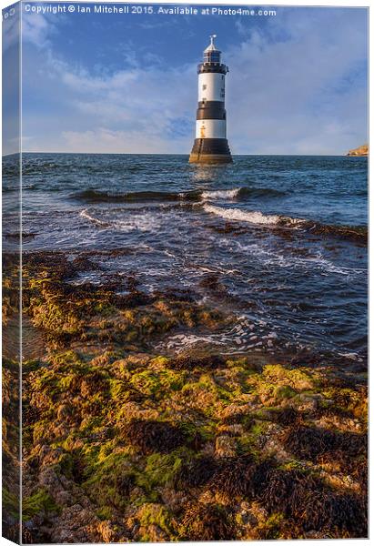Summer Lighthouse  Canvas Print by Ian Mitchell