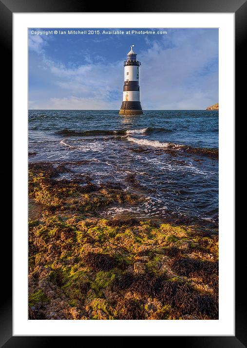 Summer Lighthouse  Framed Mounted Print by Ian Mitchell