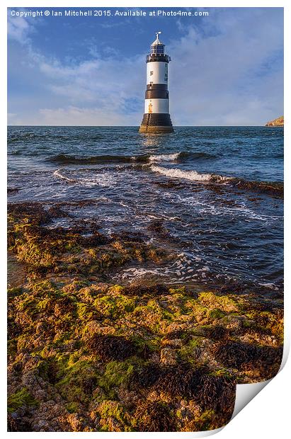 Summer Lighthouse  Print by Ian Mitchell
