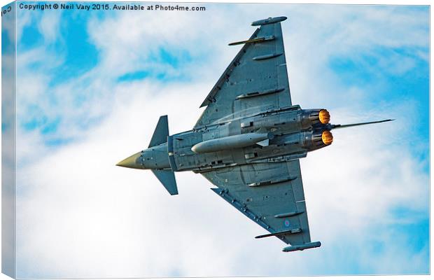 The Eurofighter Typhoon Canvas Print by Neil Vary
