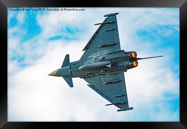 The Eurofighter Typhoon Framed Print by Neil Vary