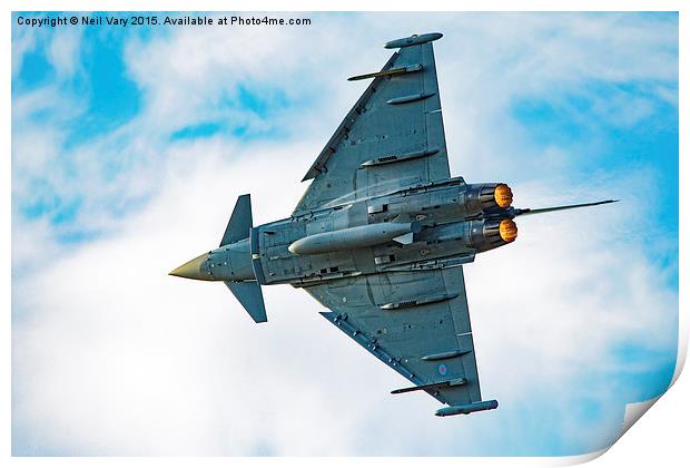 The Eurofighter Typhoon Print by Neil Vary