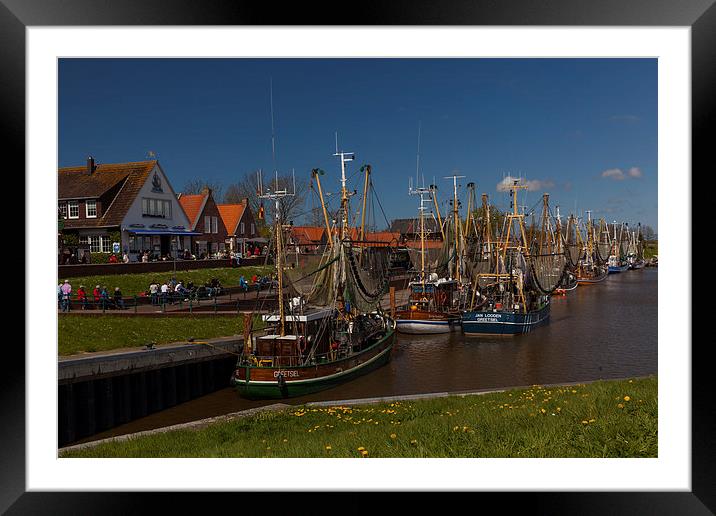 Greetsiel Harbor Framed Mounted Print by Thomas Schaeffer