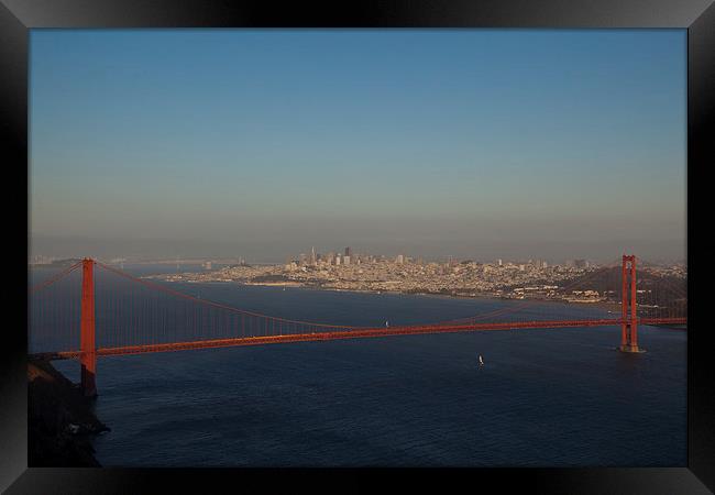 Golden Gate Bridge Framed Print by Thomas Schaeffer