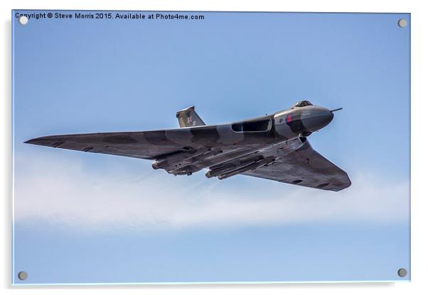  Vulcan XH558 Acrylic by Steve Morris