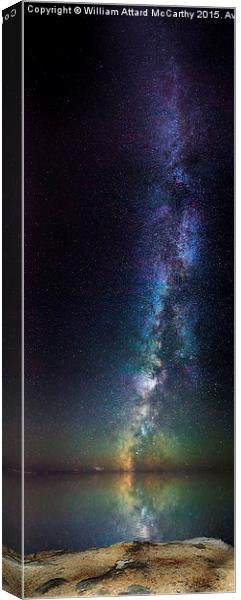 The Rise of the Milky Way Canvas Print by William AttardMcCarthy
