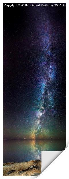 The Rise of the Milky Way Print by William AttardMcCarthy