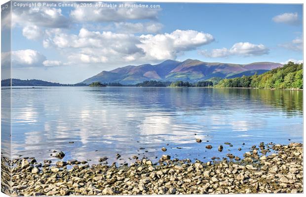  Skiddaw and Derwentwater Canvas Print by Paula Connelly