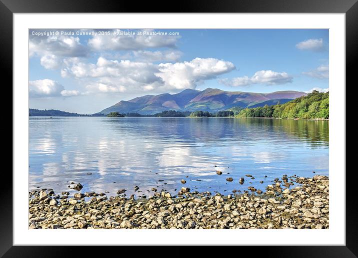  Skiddaw and Derwentwater Framed Mounted Print by Paula Connelly