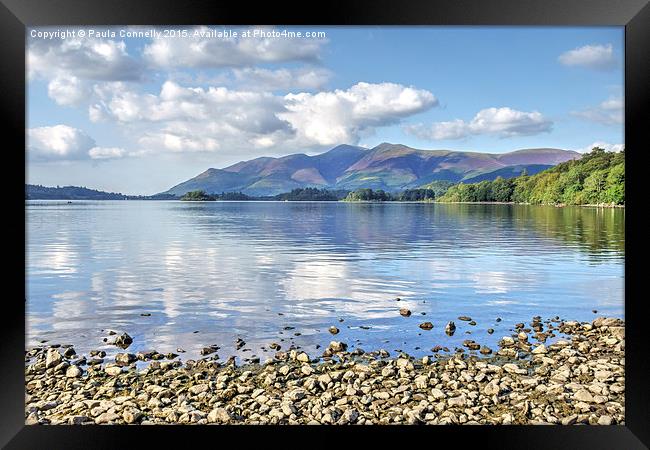  Skiddaw and Derwentwater Framed Print by Paula Connelly