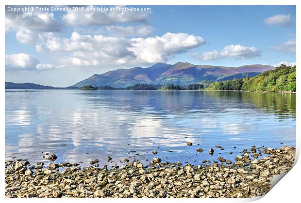  Skiddaw and Derwentwater Print by Paula Connelly
