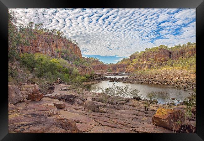  Katherine Gorge Northern Territory Australia Framed Print by Pauline Tims