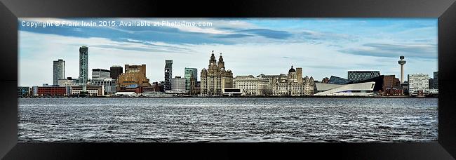  Liverpool's Iconic waterfront Framed Print by Frank Irwin
