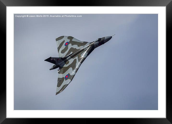 XH558 gracing the skies of Southport Framed Mounted Print by Jason Wells