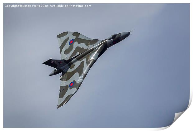 XH558 gracing the skies of Southport Print by Jason Wells