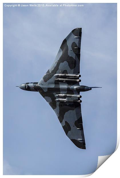 XH558 prepares for another wingover Print by Jason Wells