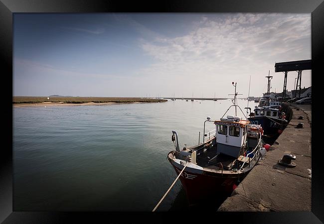 Wells Quay Framed Print by Simon Wrigglesworth