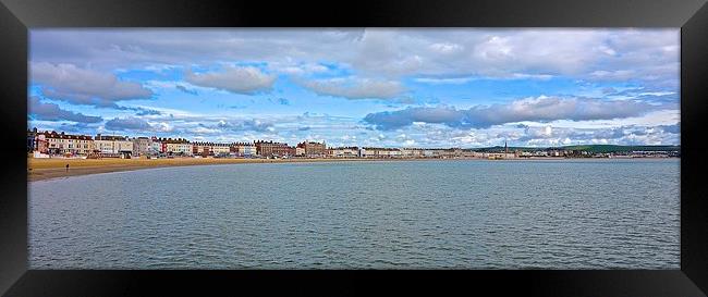 Weymouth Dorset  Seafront  Framed Print by Sue Bottomley