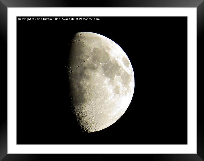 Half Moon Framed Mounted Print by David Kirrane