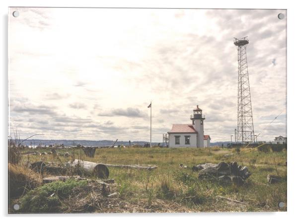  Vashon Island Lighthouse Acrylic by Brent Olson