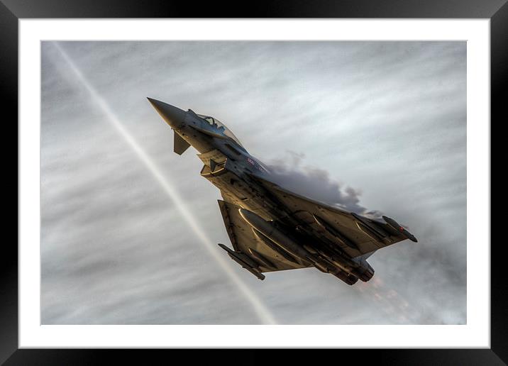 Eurofighter Typhoon Framed Mounted Print by Jeni Harney