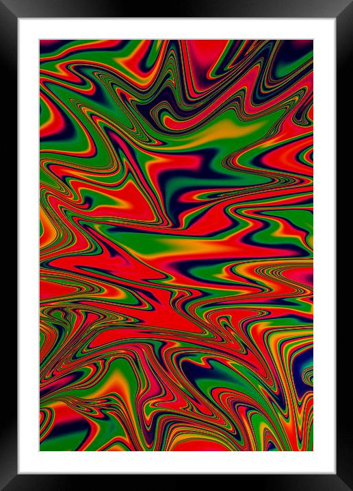 Confusion Framed Mounted Print by Steve Purnell