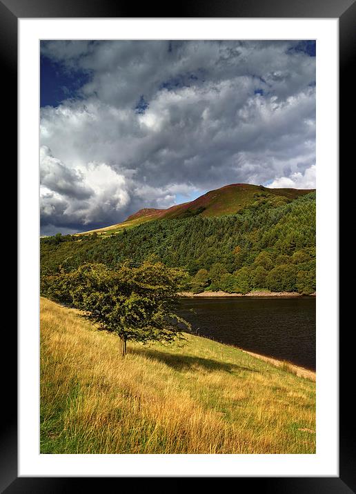 Big Clouds over Ladybower  Framed Mounted Print by Darren Galpin