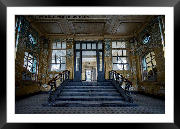  Beelitz Heilstatten - Staircase Framed Mounted Print by Dale Hamilton