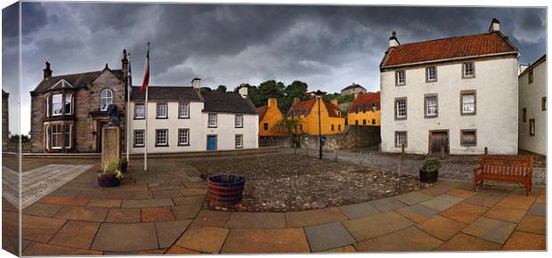 Culross village, Fife, Scotland  Canvas Print by Donald Parsons