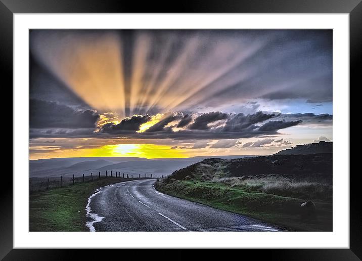  Let there be Light Framed Mounted Print by Gez Robinson