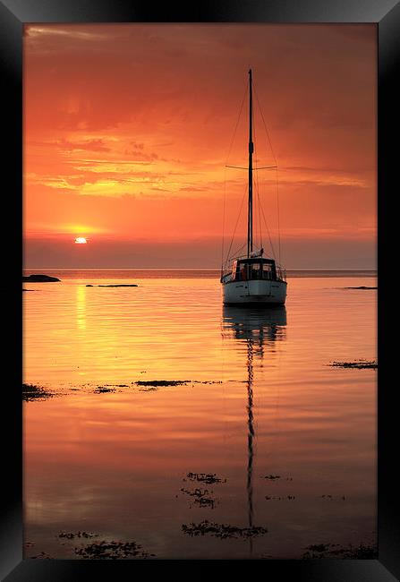  Sunset Framed Print by Grant Glendinning