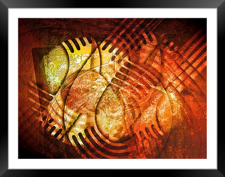 Light And Rust Framed Mounted Print by Florin Birjoveanu
